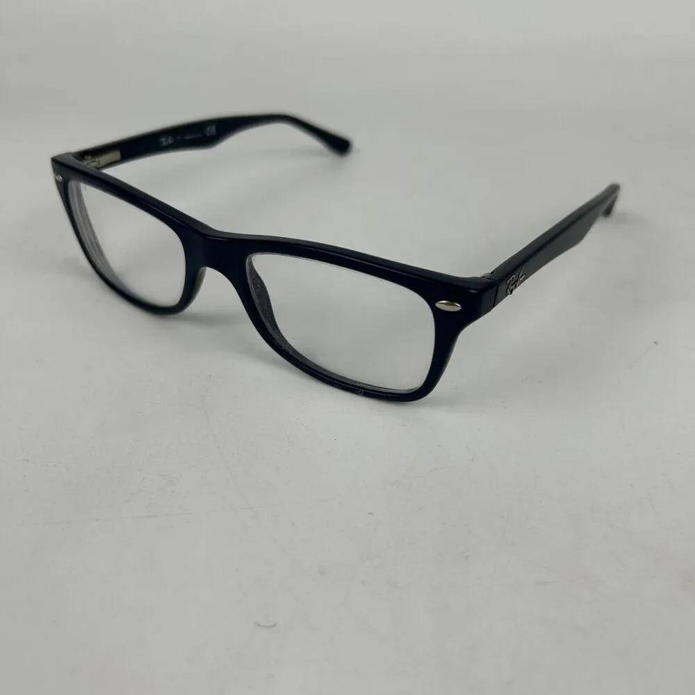 Ray-Ban RB 5228 Eyeglasses‎ Womens Black Acetate Square Frame 50-17-140 mm